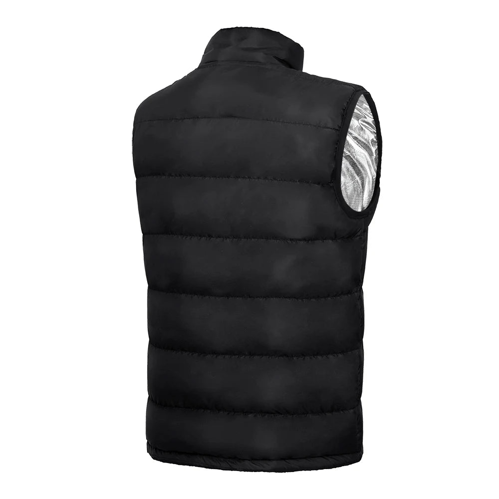 Veste Chauffante 9 Zones – Technologie Graphène, Alimentation USB, 3 Niveaux de Chaleur, Homme & Femme