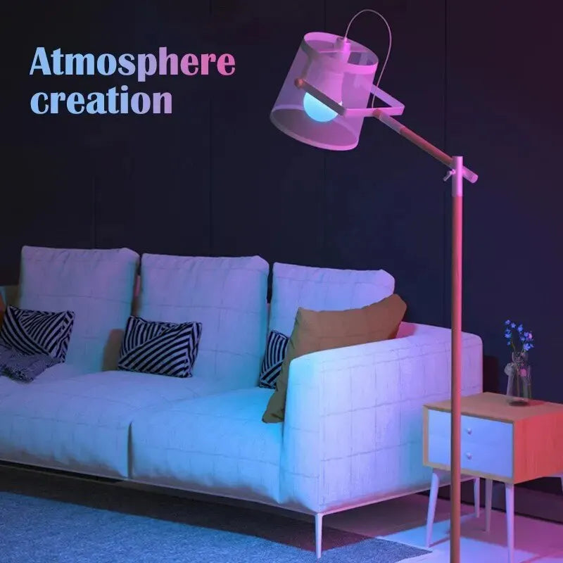 Ampoule LED RGB 16 Couleurs E27 220V – Multicolore, Dimmable, Télécommande 24 Touches, Lumière d'Ambiance