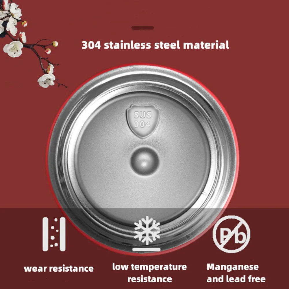 Gourde thermos intelligente style chinois avec affichage de température