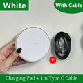 Tapis de Chargement Sans Fil Rapide 15W – Compatible iPhone, Samsung Galaxy & Tous Appareils Qi