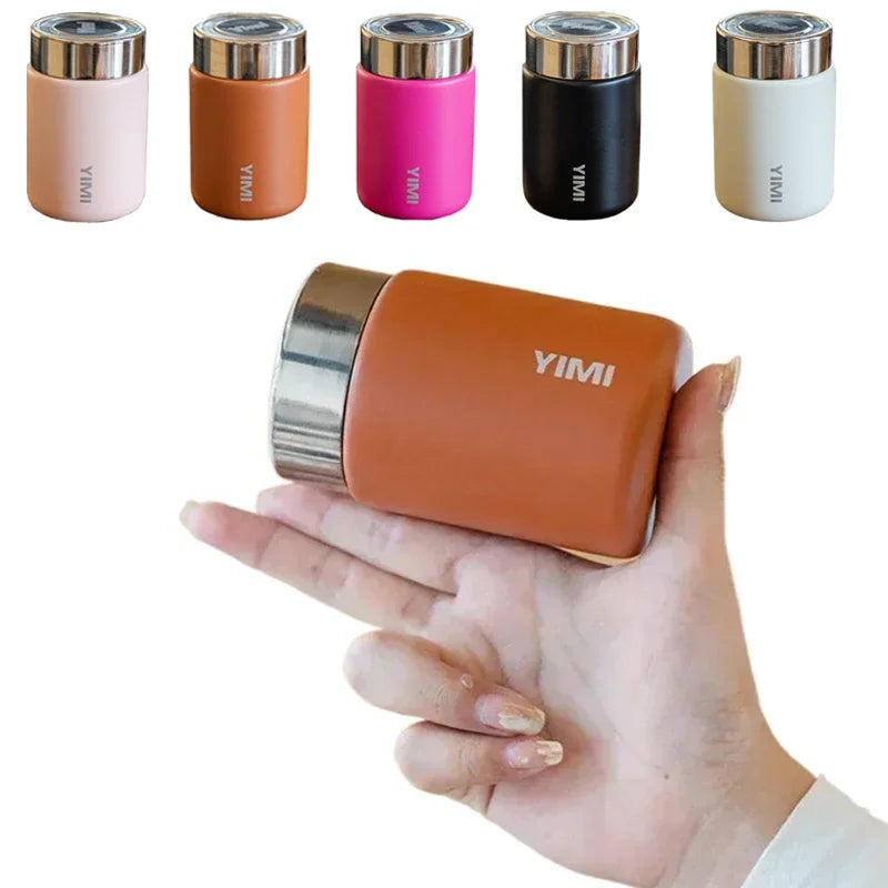 Mini Thermos de Poche 230ml – Acier Inoxydable 316, Isolation 4-6h, Sans BPA