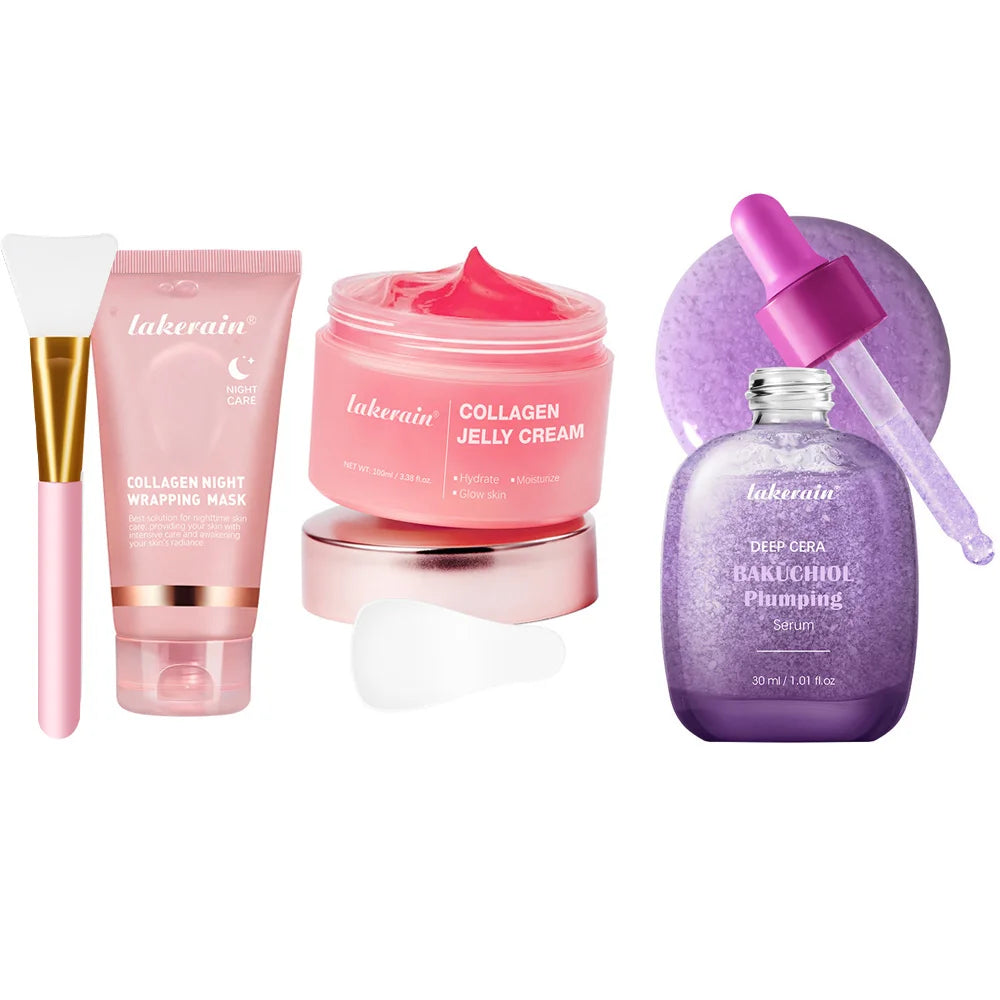 Masque Visage Collagène Nuit – Peel-Off Anti-Rides & Hydratation Intense