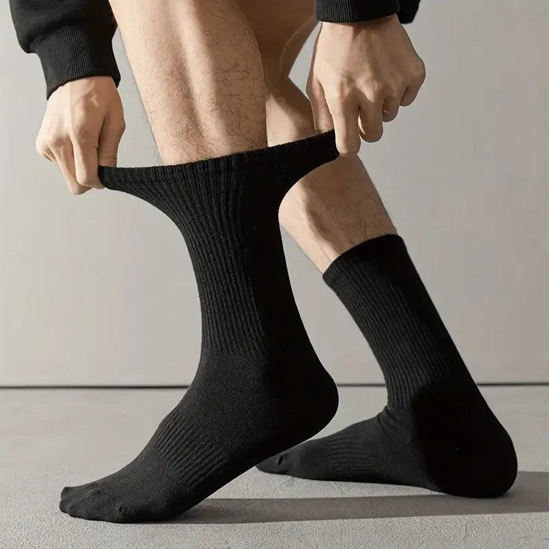 Chaussettes Tricotées Mi-Tube Homme Femme – Anti-Odeur, Respirantes, Toutes Saisons – Lot de 10 ou 20 Paires