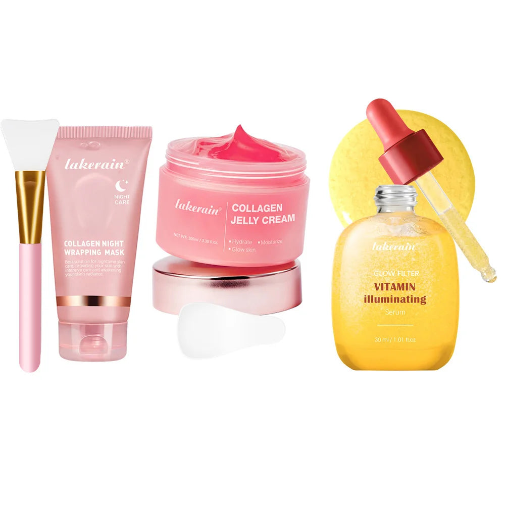 Masque Visage Collagène Nuit – Peel-Off Anti-Rides & Hydratation Intense