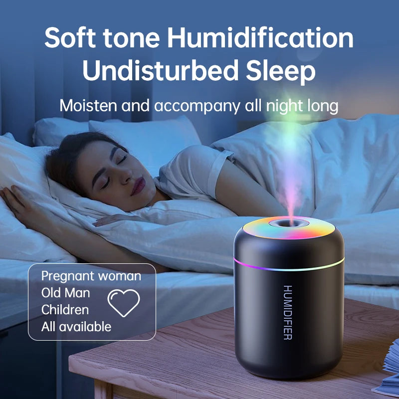 Mini Humidificateur USB 180ml – Diffuseur Aromathérapie & Purificateur d'Air