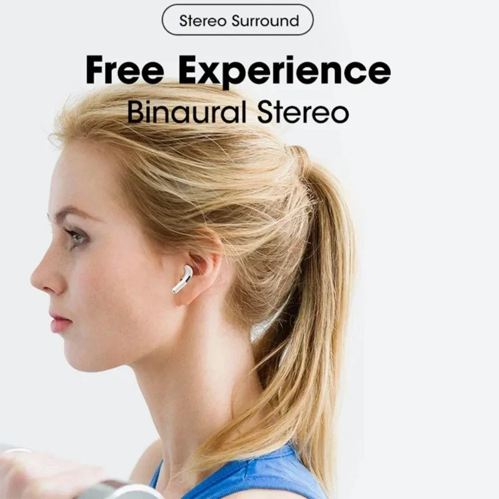 Écouteurs Sans Fil TWS Bluetooth 5.3 – Réduction de Bruit Active | Micro Intégré, Contrôle Tactile