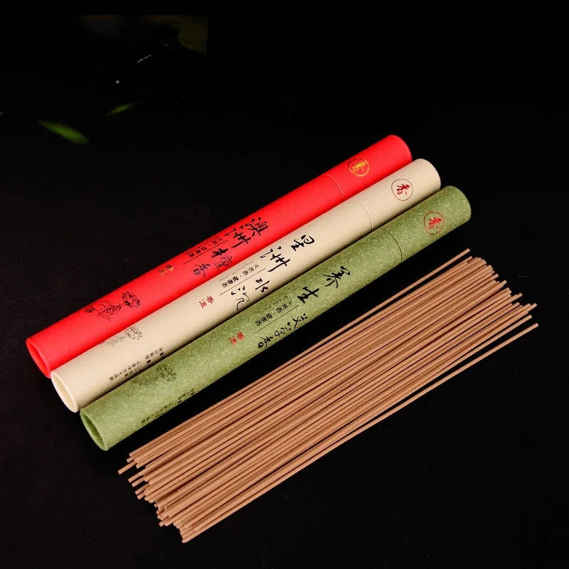 Bâtonnets d'Encens Naturel – Santal, Lavande, Thé Vert, Rose | Boîte de 40