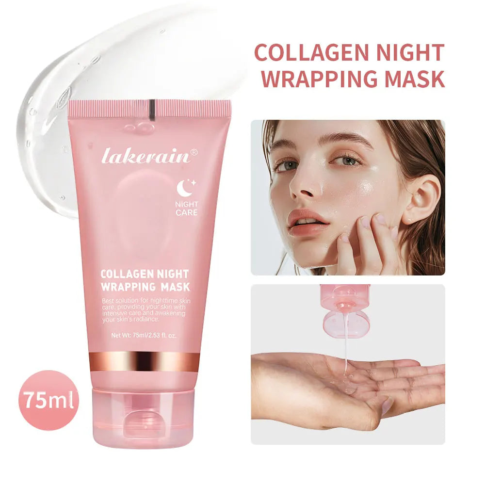 Masque Visage Collagène Nuit – Peel-Off Anti-Rides & Hydratation Intense