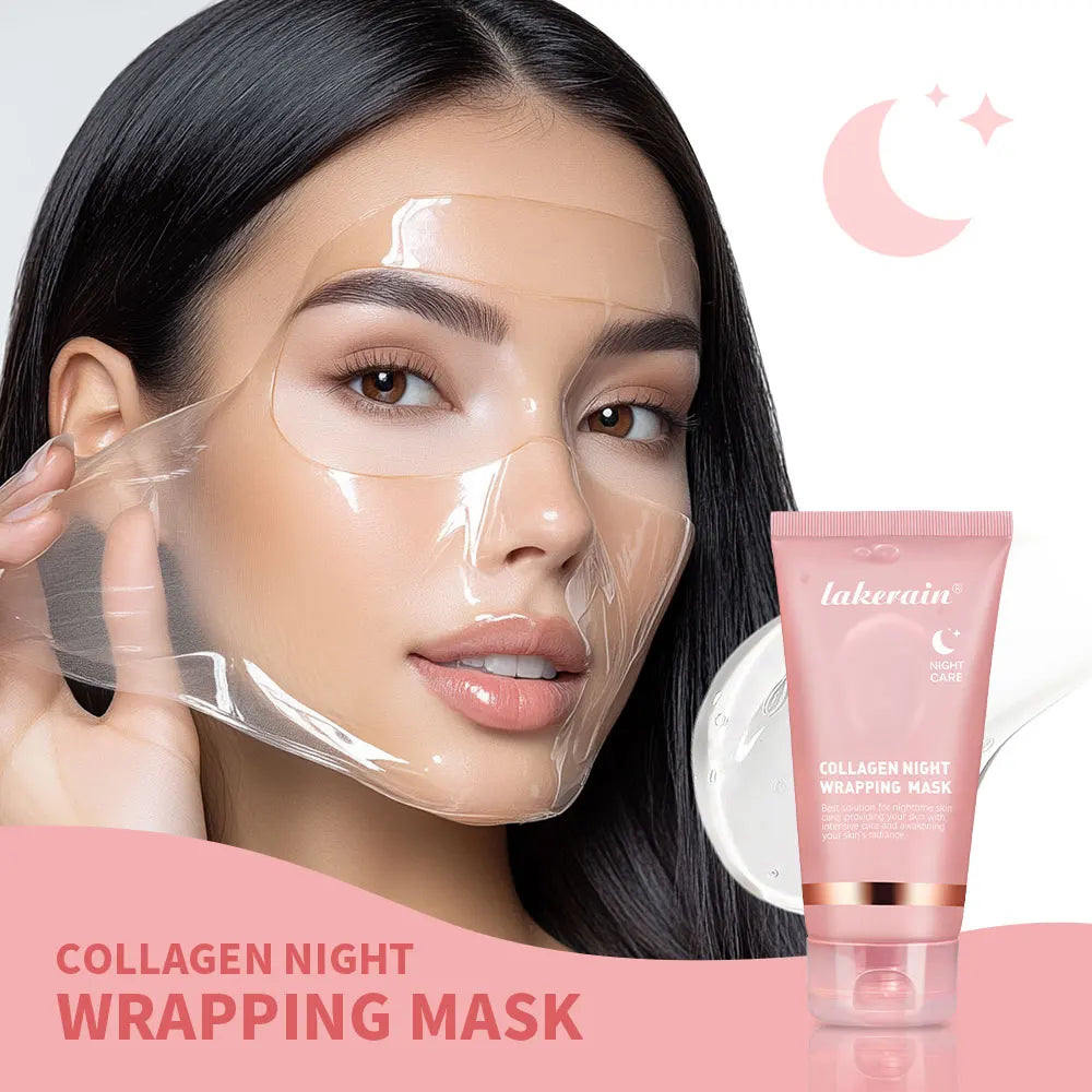 Masque Visage Collagène Nuit – Peel-Off Anti-Rides & Hydratation Intense