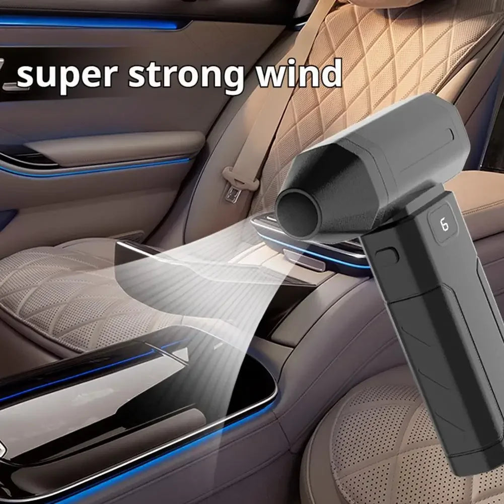 Ventilateur Turbo Sans Balais X8 – Souffleur Électrique 150 000 tr/min, Aspirateur Portable pour Voiture