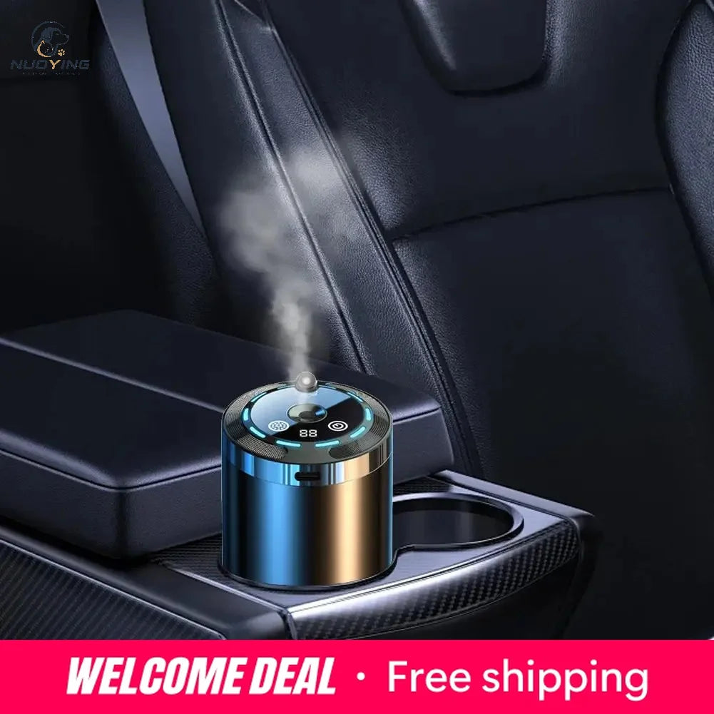 Diffuseur Humidificateur Multifonction pour Voiture – 5 Modes, Aromathérapie Portable
