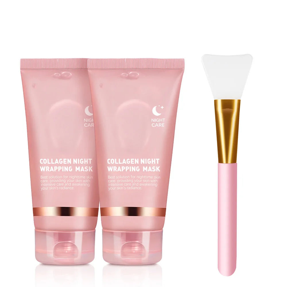 Masque Visage Collagène Nuit – Peel-Off Anti-Rides & Hydratation Intense
