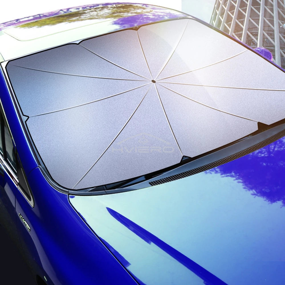 Pare-Soleil Pliable pour Pare-Brise Voiture – Anti-UV, Isolation Thermique, Compatible Tous Véhicules