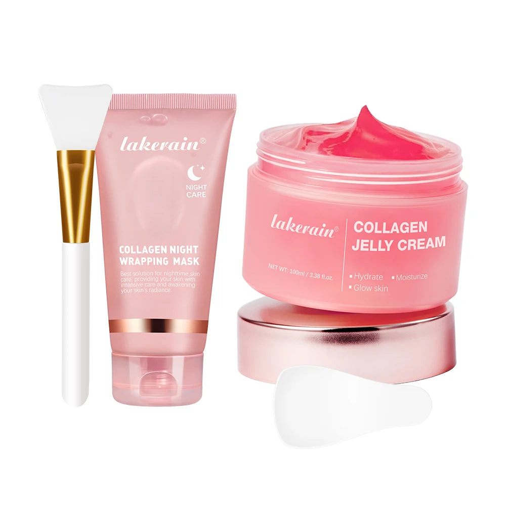 Masque Visage Collagène Nuit – Peel-Off Anti-Rides & Hydratation Intense