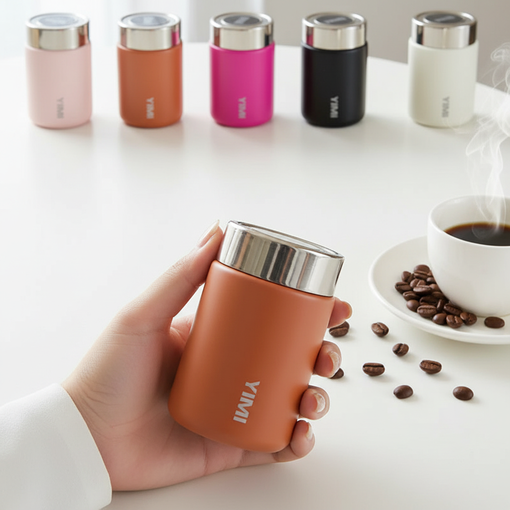 Mini thermos de poche 230ml acier inoxydable 316 – 6 couleurs